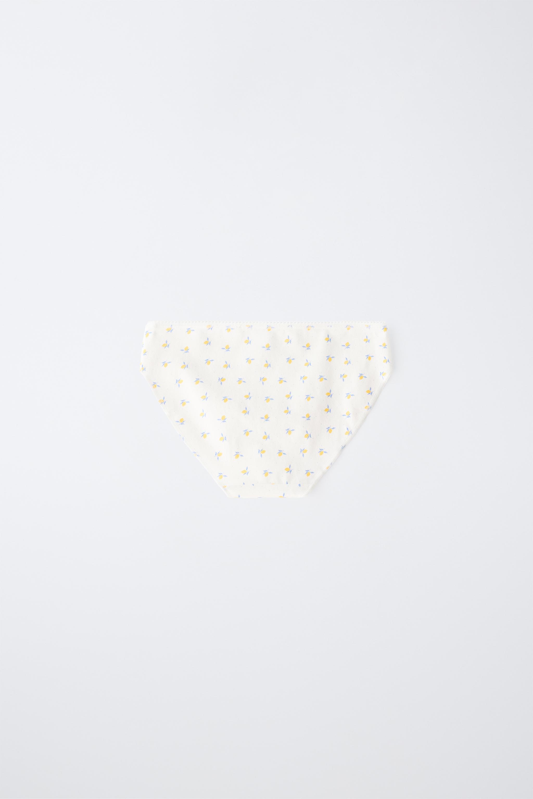6-14 ANS/ LOT DE SIX CULOTTES CITRONS